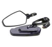 motorcycle bar end mirrors For Suzuki Motorcycle 7/8" 22mm Handlebars Rear View Side Mirrors Bar End Mirror Rearview Motorbike Wing