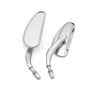 Motorcycle Bar End Mirrors For Touring For Sportster 883 1200 Chrome 8MM Motorcycle Rear View Mirrors(Silver)