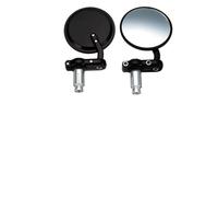 Motorcycle Bar End Mirrors For Universal Motorcycle Rear View Mirrors Round 7/8" Handle Bar End Foldable 2pcs/Pair