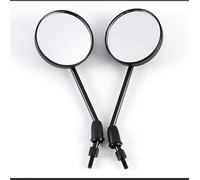 Motorcycle Bar End Mirrors For Vespa For Model For GTV For GTS For LT For LX For LXV 6mm 8mm Motorcycle Rear View Side Mirrors Round(8mm)