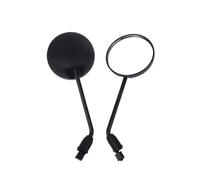 motorcycle bar end mirrors Motorcycle Mirrors 8mm Scooter E-Bike Rearview Adjustable Vision Round Side Mirror