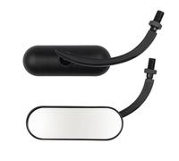 Motorcycle Bar End Mirrors Retro Motorcycle Rearview Mirrors Classic Design Motorbike Modified Rearview Mirror Cool Black Reflector Accessorie 1pair