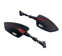 Motorcycle Bar End Mirrors Screw Thread Left Right Rear Rearview Mirrors 10mm Motorcycle Mirrors For Ya&ma&ha For YBR125 2010-2019(14)