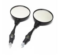 Motorcycle Bar End Mirrors Universal 10mm M10 Black Foldable Motorcycle Side Mirror Bike Moto Anti-fall Folding Round Rearview Mirror Motorcycle Mirrors