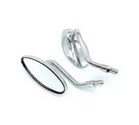 Motorcycle Bar End Mirrors Universial 10mm Motorcycle Mirror Scooter E-Bike Rearview Mirrors 2Pcs Pair Electromobile Back Side Convex Motorcycle Mirrors