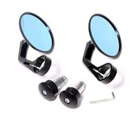 Motorcycle Bar End Rear View Side Mirrors Motorcycle Anti-Glare Glass Rear Mirror, Motorcycle Handlebar Mirrors 7/8 Handle Round For Sportster 883 Street Bike