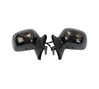Motorcycle Bar End Rear View Side Mirrors Motorcycle Handebar Side Mirror Motorcycle Rear View Mirrors With Smoke Signal Light Case For Go&ldWing GL1800 2001-2011