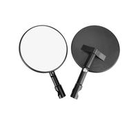 Motorcycle Bar End Rear View Side Mirrors Motorcycle Round Rearview Mirror Universal 360° Adjustable Handle Bar End Mirrors Motorcycle Scooters Bicycle Accessories