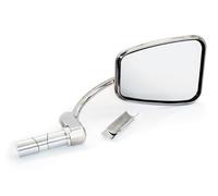 Motorcycle Bar End Side Mirror with Rectangular Head - Universal Fitting | 820 Halcyon