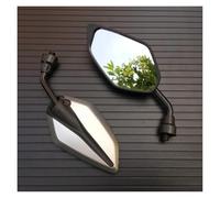 Motorcycle Bar End Side Mirrors 10MM Rear View Mirrors Side Rearview Clear Vision For YAM&AHA Zuma 50 125 Chappy Majesty Razz Riva Smax Tmax CP250