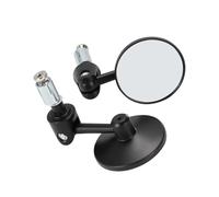 Motorcycle Bar End Side Mirrors 2pcs Pair Motorcycle Rear View Mirrors Round 7 8" Handle Bar End Foldable Motorbike Side For Cafe Racer Universal 2023