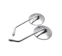 Motorcycle Bar End Side Mirrors 8 10MM Motorcycle Rearview Mirror ABS Cafe Racer Black For Kawa&saki For Vulc&an S 650 For Ves&pa LX Primavera PX 125 GTS GT