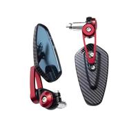 Motorcycle Bar End Side Mirrors Motorcycle Rearview Mirror Carbon Fiber Handlebar Mirrors For Roy&al Enfi&eld Meteor Classic 350 500 Interceptor 650