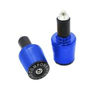 Motorcycle Bar Ends 7/8"22MM Motorcycle Accessories CNC Motorbike Handlebar Ends Grips Handle Bar Grip End Cap Plugs(Blue)