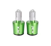 Motorcycle Bar Ends Caps For PCX125 PCX150 PCX160 2017-2021 Motorcycle Handlebar Grips Handle Bar Cap End Plugs(Green)