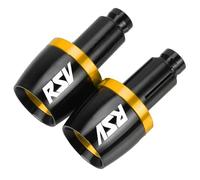 Motorcycle Bar Ends Caps Handle Bar End Grips Cap Weight Plugs Silder Motorcycle For Aprilia For RSV4 FACTORY RSV4-R/RR RSV MILLE/R(Yellow)