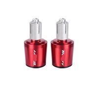 Motorcycle Bar Ends Caps Motorcycle Handlebar Ends Moto Handle Bar Grips Plugs Caps For Ya&ma&ha For Tricity 125 155 300 2018-2021(Red)