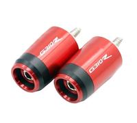 Motorcycle Bar Ends Hand Grip Cap For BMW For G310R G310GS Motorcycle 7/8''22mm CNC Handlebar Grips Handle Bar Grip Ends Cover Cap Plugs(Red)