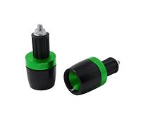 Motorcycle Bar Ends Motorbike Handlebar Ends 7/8"22mm Grips Counterweight Cap Plug(Green)