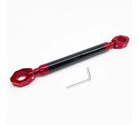 Motorcycle Bar Handlebar Balance Motorcycle True Carbon Fiber Brace Balance Bar Cross For Scooter E-Bike ATV Extender Rod Phone Holder Spotlight Bracket(Red)