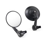 Motorcycle Bar Mirrors Fit For Yam&aha XSR700 XSR900 Mirror Left Right Side Handlebar End Rotation Motorcycle(Round Black)
