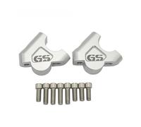 Motorcycle Bar Riser Clamp 2PCS 32mm CNC Machining Handlebar Risers Bar Clamp Extend Adapter With Bolts For B&M&W ADV R1200GS LC R 1200 GS R1250GS 2014-2019