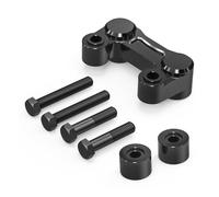 Motorcycle Bar Riser For Road For Glide For FLTRX For King For FLHR For Street For Bob For FXBBS 114 For Low For Rider Handlebar Riser Pull Back Plate(Black)