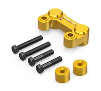 Motorcycle Bar Riser For Road For Glide For FLTRX For King For FLHR For Street For Bob For FXBBS 114 For Low For Rider Handlebar Riser Pull Back Plate(Gold)