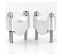 Motorcycle Bar Riser For SUZUKI For SV 1000 For RV 125 For VanVan 7/8" 22mm Handlebar Riser CNC Billet Aluminum Handlebar Riser Mount Clamp(Black ECX224000BL)