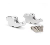 Motorcycle Bar Riser For Voge For 900DSX For DSX900 Motorcycle Accessories Riser Lifting Handlebar Clamp Handlebar Riser Silver CNC Aluminum Bar Mounts Risers