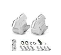 Motorcycle Bar Risers For CFMOTO 800MT 700MT 450MT Motorcycle Handlebar Riser Mount Clamp Handle Bar Raisers Heighten Move Back Adapter(Silver)