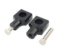 Motorcycle Bar Risers For Dyna For Sportster 1 Pair Universal Handlebar Risers Clamp 22mm 25mm CNC Aluminium Black Motorcycle Handle Bar