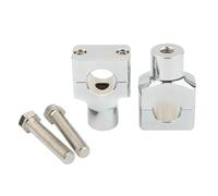 Motorcycle Bar Risers For Dyna For Sportster 1 Pair Universal Handlebar Risers Clamp 22mm 25mm CNC Aluminium Black Motorcycle Handle Bar