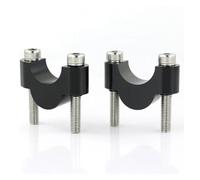 Motorcycle Bar Risers For Moto For Guzzi For V7 Motorcycle CNC Billet Aluminum 7/8" 22mm Handle Bar Handlebar Fat Bar Risers Mounting Riser(Black Riser 20mm)