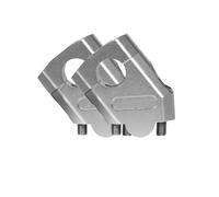 Motorcycle Bar Risers For NC700X NC 700 X 700x NC700 X NC750X NC750S NC700S Motorcycle Handlebar Riser Bar Mount Handle Clamp Lift Adapte Handlebar Clamp Riser(Silver 22mm)