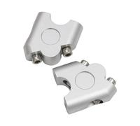 Motorcycle Bar Risers For Suzuki For V-Strom 250 650 For Gladius SV650 For Bandit DL650 DL1000 7 8 22mm Handlebar Risers Heighten Bar 30mm Handlebar Clamp Riser(Silver)