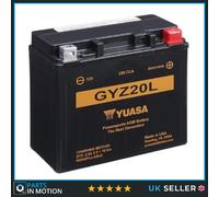 Motorcycle Battery Bike Motorbike GYZ20L Yuasa