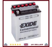 Exide Motorcycle Starter Battery YB14L-A2 - Fits Yamaha, Triumph, Suzuki, Aprilia, BMW, Cagiva