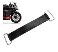 Motorcycle Battery Box Strap - Adjustable Rubber Batteries Tie Down With Buckle - Heavy Duty Cargo Securing Belt | Fit - Elastic Material - 12 Inch Length - Weather Resistant