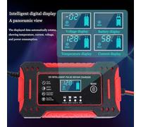 Motorcycle Battery Charger 12V for Suzuki Lets 2012 2013 2014 2015 2016 2017 2018, Automatic Trickle Charger & Maintainer for Motorbike, Scooter, ATV & Lawn Mower, Intelligent Trickle Charger