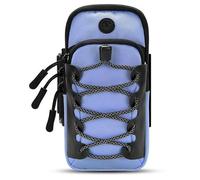 Motorcycle Battery Cover Storage Cloth Bag for Sur-Ron Light Bee X Segway, Dirt Bike Front Frame Arm Strap Bag With Mobile Phone, Card, Earphone Storage (Purple)