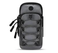 Motorcycle Battery Cover Storage Cloth Bag for Sur-Ron Light Bee X Segway, Dirt Bike Front Frame Arm Strap Bag With Mobile Phone, Card, Earphone Storage (Grey)