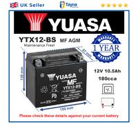 Motorcycle Battery for Yamaha TDM Fazer Thundercat Dragstar Genuine YUASA