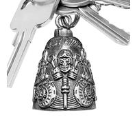 Motorcycle Bell - Motorcycle Accessories Pendants Skull | Riding Bell Pendant Keyring Biker Charm for Men Women Boys Girls Youth Teen