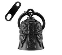 motorcycle bell - motorcycle bell for men women,Biker Bell Accessory,Guard riding safety (cross pink), Cross Blue, Large