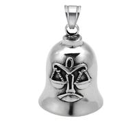 Motorcycle Bell - Motorcycle Biker Bell - Charm Monking Bell,Keychain Motorcycle Bell Accessory for Men, Good Luck On The Road, , Consulte la descripción