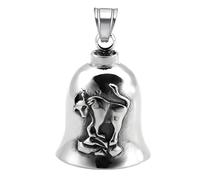 Motorcycle Bell - Motorcycle Biker Bell - Charm Monking Bell,Keychain Motorcycle Bell Accessory for Men, Good Luck On The Road, Taurus, Consulte la descripción