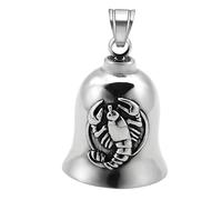 Motorcycle Bell, Twelve Constellation Motorcycle Lucky Bell, Guardians Bell, Motorcycle for Bells, Good Luck Riding Bells, Rock Punk Lucky Bell for Men, Women, Father, Dad, Boyfriend