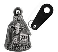 Motorcycle Bells for Biker Good Luck Riding Bells Guardian Biker Bells with Hanger Motorcycle Accessory or Keychain for Luck (Western Cowboy)