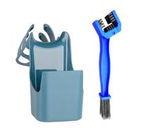 Motorcycle Bicycle Oil Storage Box - Professional Chain Cleaner Tool Kit With Advanced Splash Prevention System, Complete Oil Stain Management Solution | Protective Maintenance Accessory